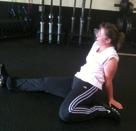 Shann at CrossFit 2